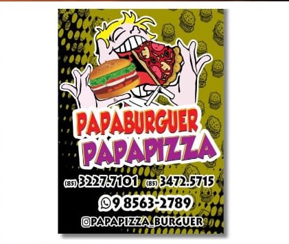 Logotipo Papaburguer Papapizza - Patrocinador